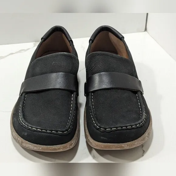 NWT Kalso Dabb Nubuck black Negative Heel Earth leather suede Men's shoe size 11