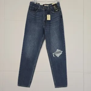 NWT Levi's 80s Mom High Rise Womens Jeans Size 30 Blue Premium