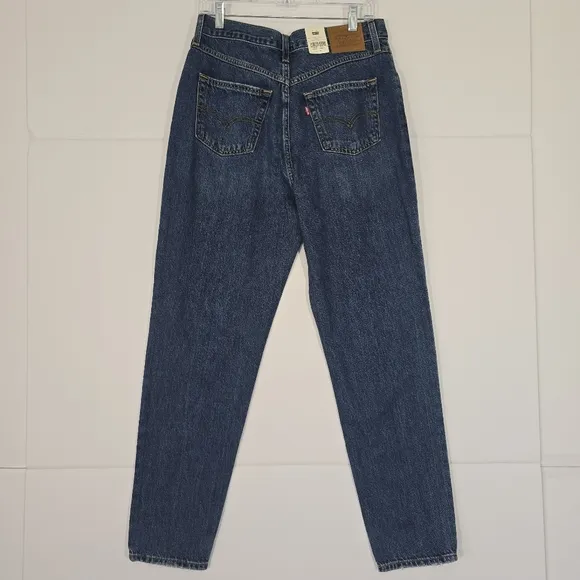 NWT Levi's 80s Mom High Rise Womens Jeans Size 30 Blue Premium