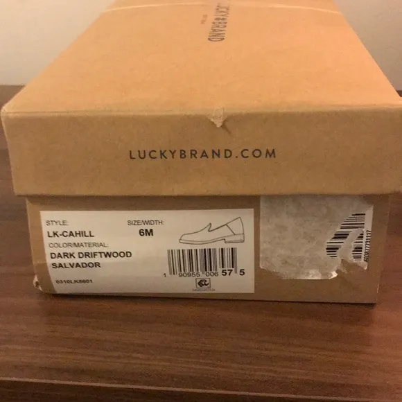 NWT Lucky Brand Leather Cahill Loafers