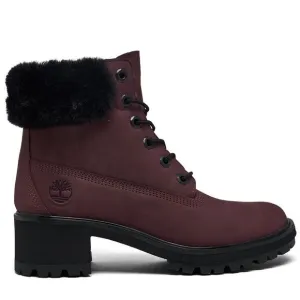 NWT / NWB TIMBERLAND WOMEN’S KINSLEY 6” WATER RESISTANT BOOTS DARK PORT SIZE 7.5