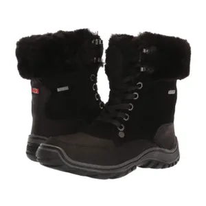 NWT PAJAR Abbie Genuine Sheepskin Lined Waterproof Boots 6.5 Black 37 Snow