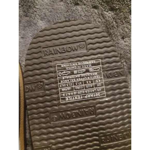 NWT Rainbow Sandals 301arp Flip Flop Foam Shoes Summer Beach Women's. 6.5-7.5 M