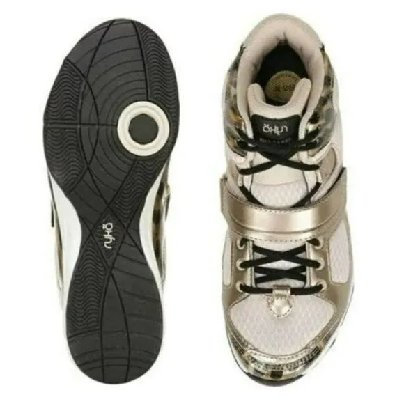 NWT Ryka Women's Tenacious Leopard Training Shoe Fashion Sneakers