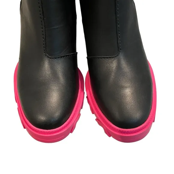 NWT, Sorel Brex Heel Chelsea Boots, Cactus Pink  Sz 5.5