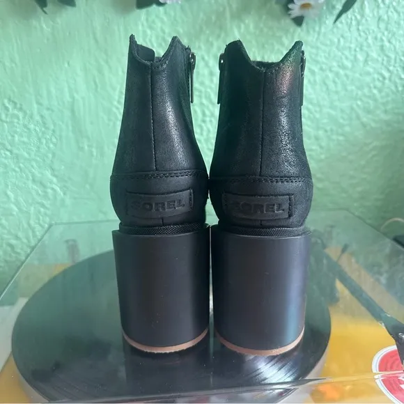 NWT Sorel Waterproof Blake Bootie in Black sz 10
