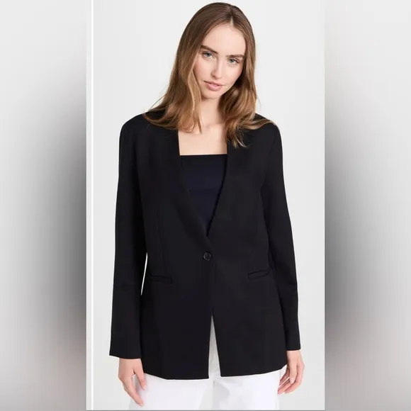 NWT SPANX Perfect Collarless Blazer Black