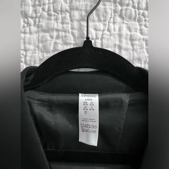 NWT SPANX Perfect Collarless Blazer Black