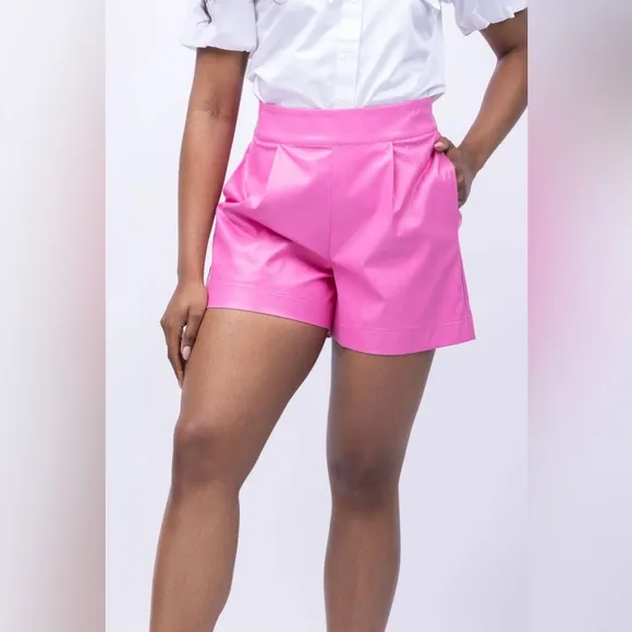 NWT Tyler Boe Stevie Vegan Leather Shorts