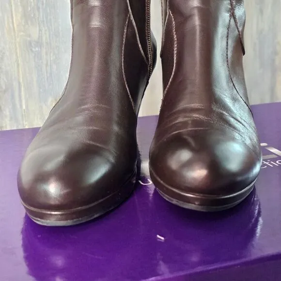 NWT VANELi  Larinda Tmoro Nappa Knee-High Boots Size 9N Dark Chocolate Brown