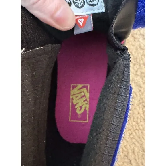 NWT Vans Slip-On Hi Terrain V MTE-1 Shoes Boots Kids Sz 2 Black Multi Color