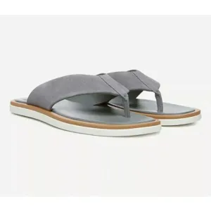 NWT Vince ​Dean Men's Thong Toe Smoke Suede Sandals Size 10 M (MSRP $195)