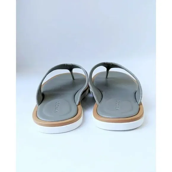 NWT Vince ​Dean Men's Thong Toe Smoke Suede Sandals Size 11 M (MSRP $195)