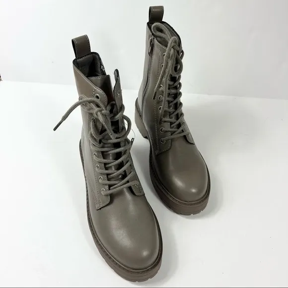 Olivia Miller crystal combat boots size 7