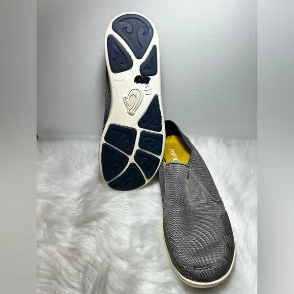 Olukai Mens Nohea Mesh Rock Canoe Slip-On Sneakers Size 10.5