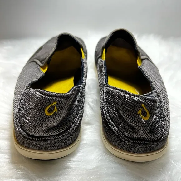 Olukai Mens Nohea Mesh Rock Canoe Slip-On Sneakers Size 10.5