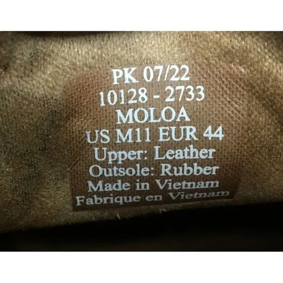 OluKai Moloa Leather Slip Ons Loafers Shoes Mens 11‎ Brown