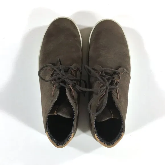 Olukai Nana Hele Chukka Boots Mens Size 11.5 Brown Waterproof Shearling Leather