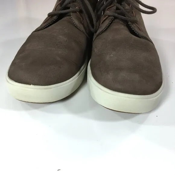 Olukai Nana Hele Chukka Boots Mens Size 11.5 Brown Waterproof Shearling Leather