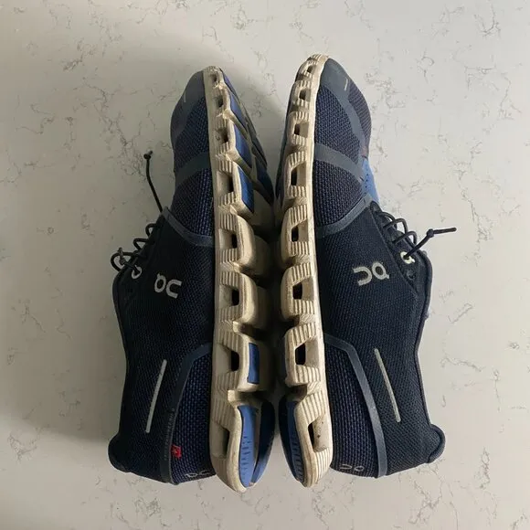 On Cloud 5 Ink Cobalt Blue Running Sneakers Men's Sz 12 79.98848 Fall Athleisure