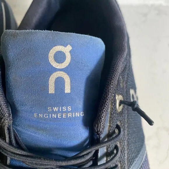 On Cloud 5 Ink Cobalt Blue Running Sneakers Men's Sz 12 79.98848 Fall Athleisure