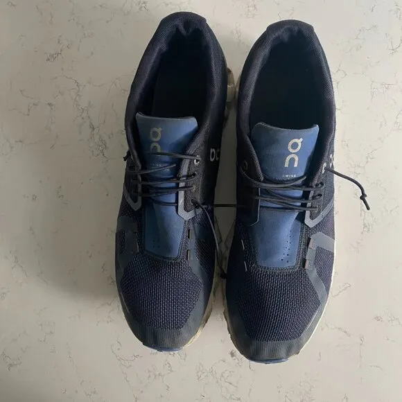 On Cloud 5 Ink Cobalt Blue Running Sneakers Men's Sz 12 79.98848 Fall Athleisure