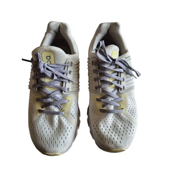 On Cloud Cloudswift 2.0 Womens Low Top Sneakers White/Limelight Sz 7