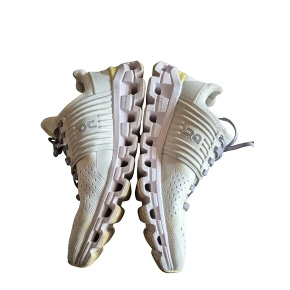 On Cloud Cloudswift 2.0 Womens Low Top Sneakers White/Limelight Sz 7
