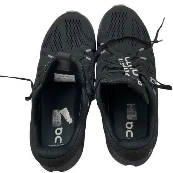 On Cloud Mens Cloudsurfer Running Sneaker 9 Black Lightweight 3MD10420485