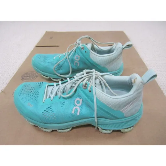 On Cloud Shoes Womens 7 Blue Cloudsurfer Lace Up Low Top Sneakers