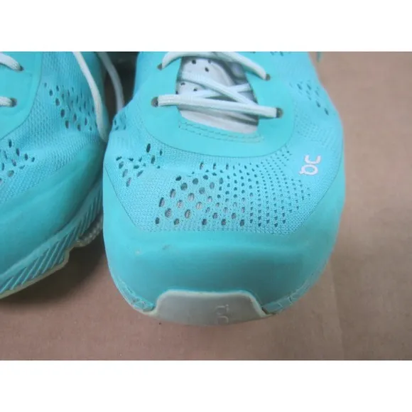 On Cloud Shoes Womens 7 Blue Cloudsurfer Lace Up Low Top Sneakers