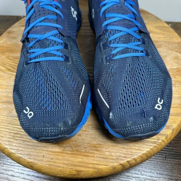 ON CLOUD X 1.0 Cloudtec Midnight Cobalt Men's Size‎ 11.5 Gray Blue Shoe Sneakers