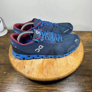ON CLOUD X 1.0 Cloudtec Midnight Cobalt Men's Size‎ 11.5 Gray Blue Shoe Sneakers