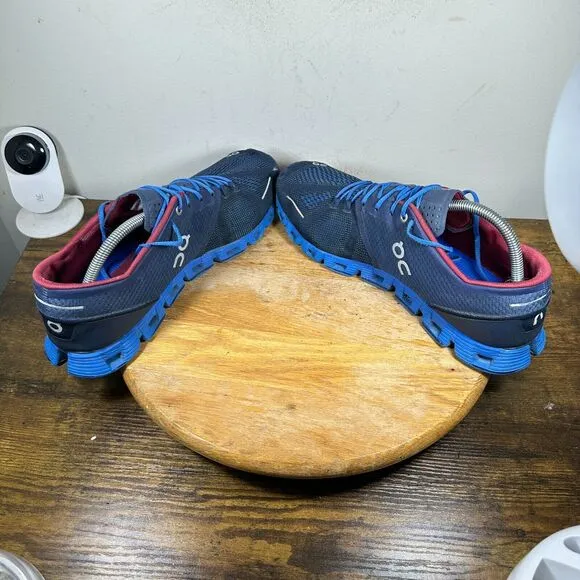 ON CLOUD X 1.0 Cloudtec Midnight Cobalt Men's Size‎ 11.5 Gray Blue Shoe Sneakers