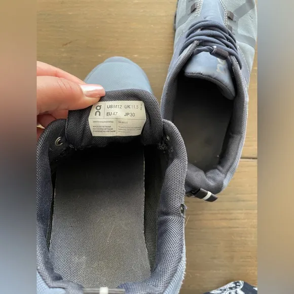 On Running Blue Sneakers with Cushioned Midsole