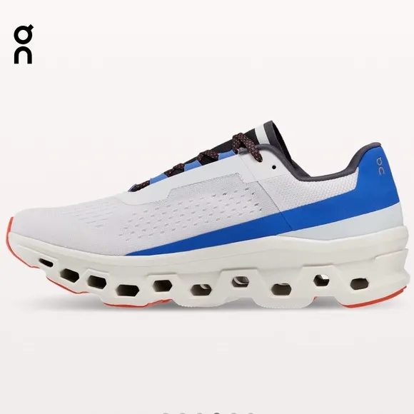On Running Cloudmonster Sneakers Frost &amp; Cobalt