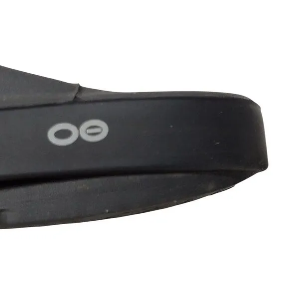 OOFOS OOahh Recovery Slide Mens Size 11 Women Size 13 Black Foam Unisex Sandals