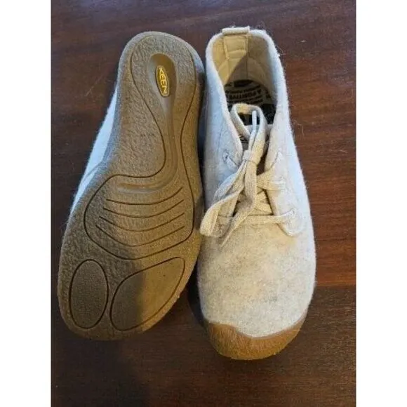 Open Box Keen Mosey Chukka Women's Casual Boots, Natural‎ Felt/Birch, 9.5