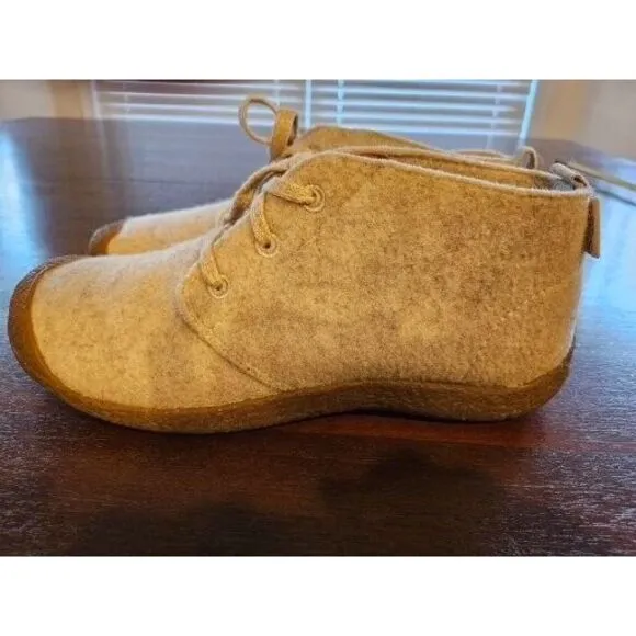 Open Box Keen Mosey Chukka Women's Casual Boots, Natural‎ Felt/Birch, 9.5