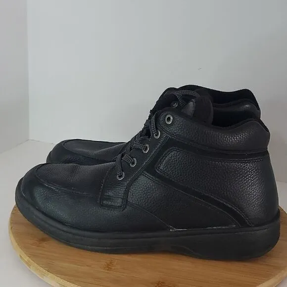 Orthofeet Highline Black Men's Comfort Boots Size 9