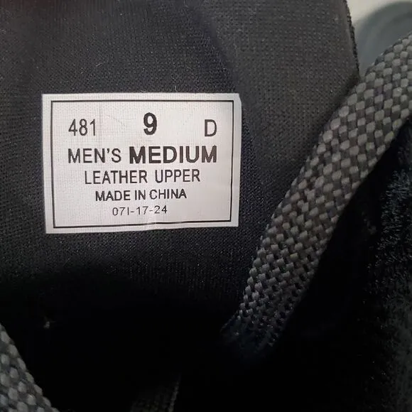 Orthofeet Highline Black Men's Comfort Boots Size 9
