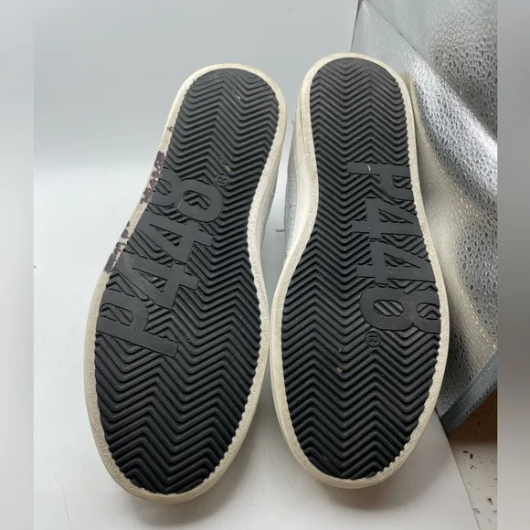 P448 snake print leather sneakers size EU 39