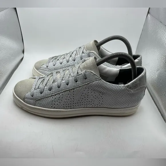 P448 snake print leather sneakers size EU 39
