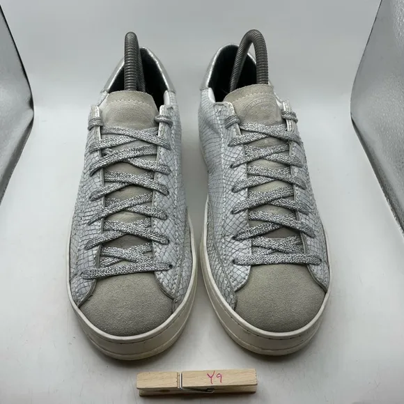 P448 snake print leather sneakers size EU 39