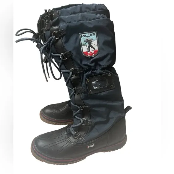 Pajar Canada Women Grip Duck Boot Winter Hi Snow Waterproof Size 37 (6-6.5) EUC