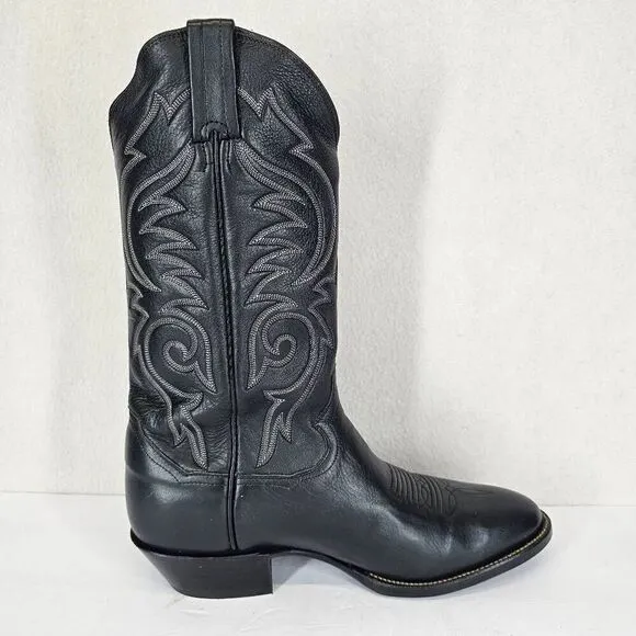 Panhandle Slim Men's Western Boots Black 8 Wide New