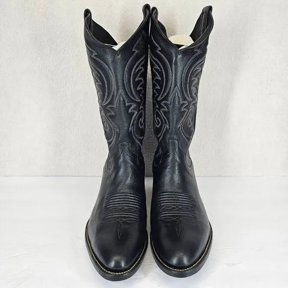 Panhandle Slim Men's Western Boots Black 8 Wide New