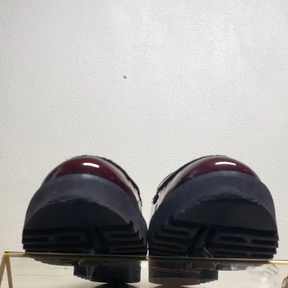 Paul Green Jojo Maroon Patent Leather Lug Loafers | Paul Green Size 7.5 US 10