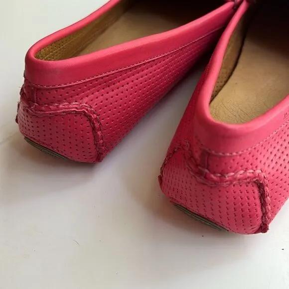 Peter Millar leather lipstick pink Driver loafers Size 6 / excellent