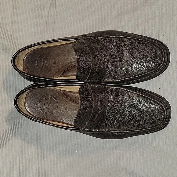 PETER MILLAR Men's Business Casual Formal Leather Penny Loafers 8.5
